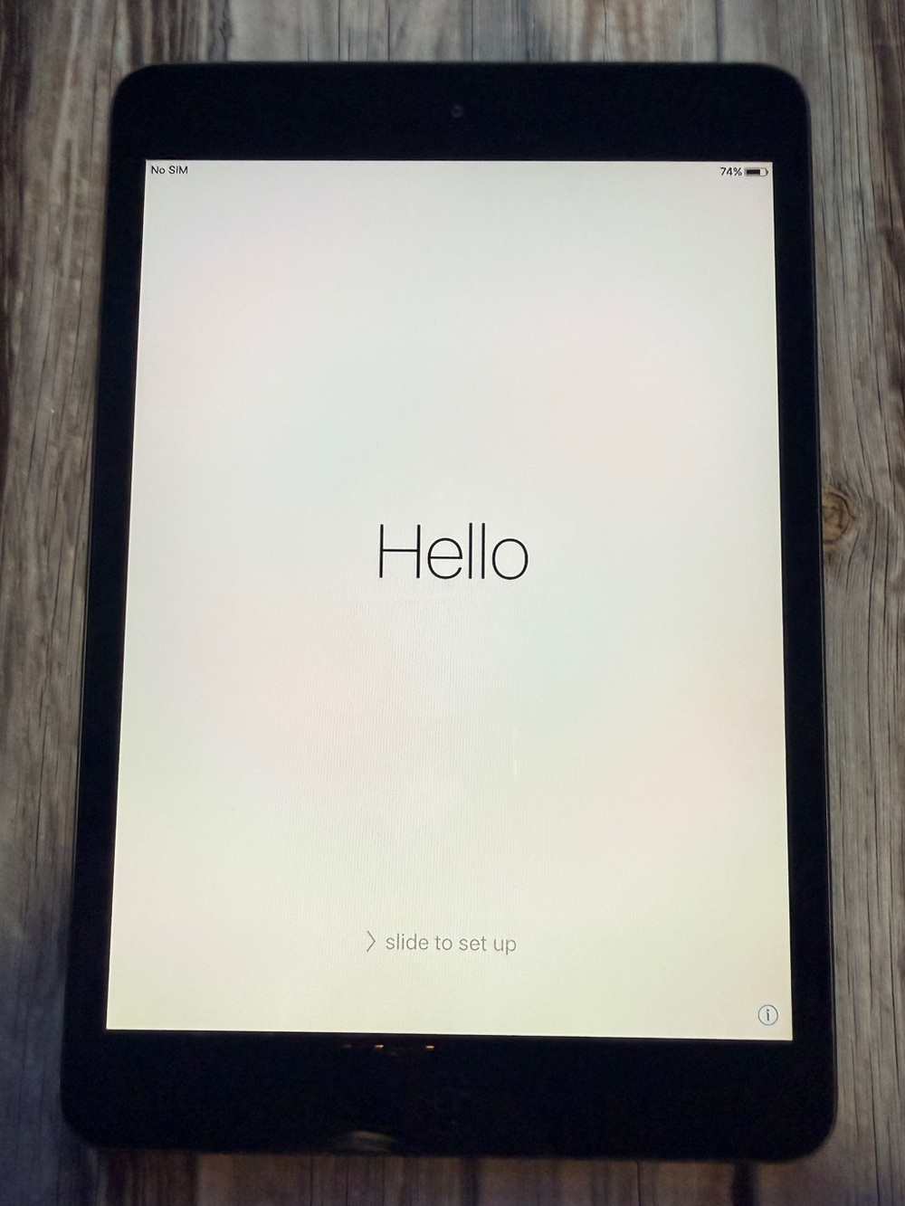 Apple iPad mini 4 in space gray 128gb